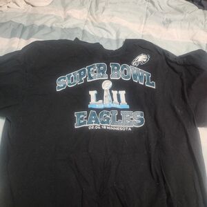 Fanatics Black Super Bowl LII Eagles Tee